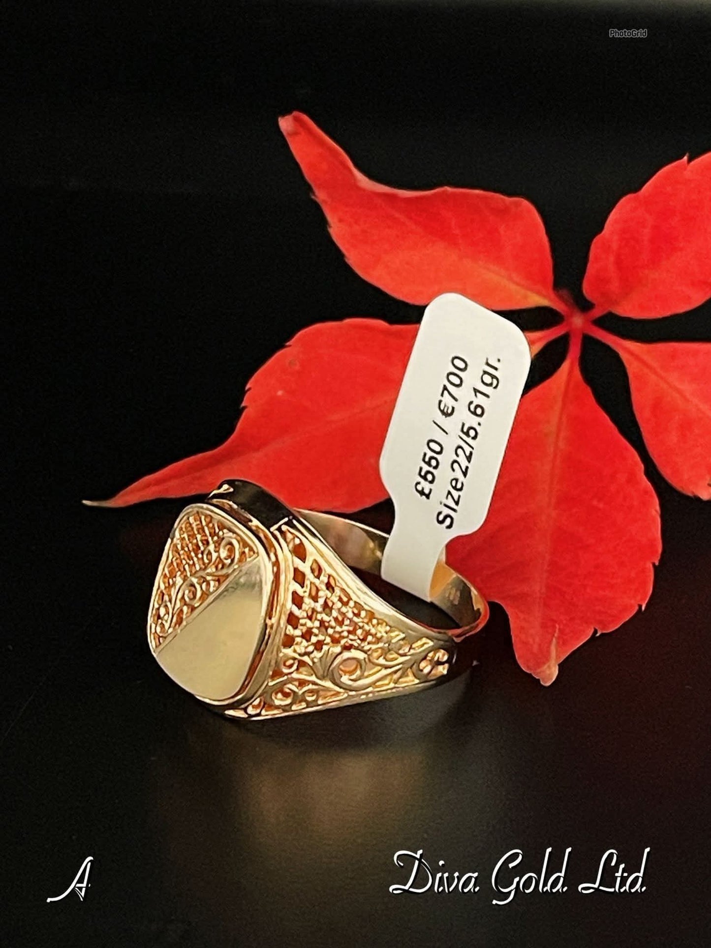 Gold 585 ring. Size 22