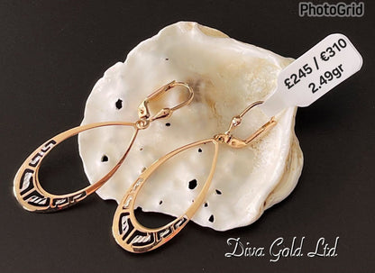 Gold 585 earrings