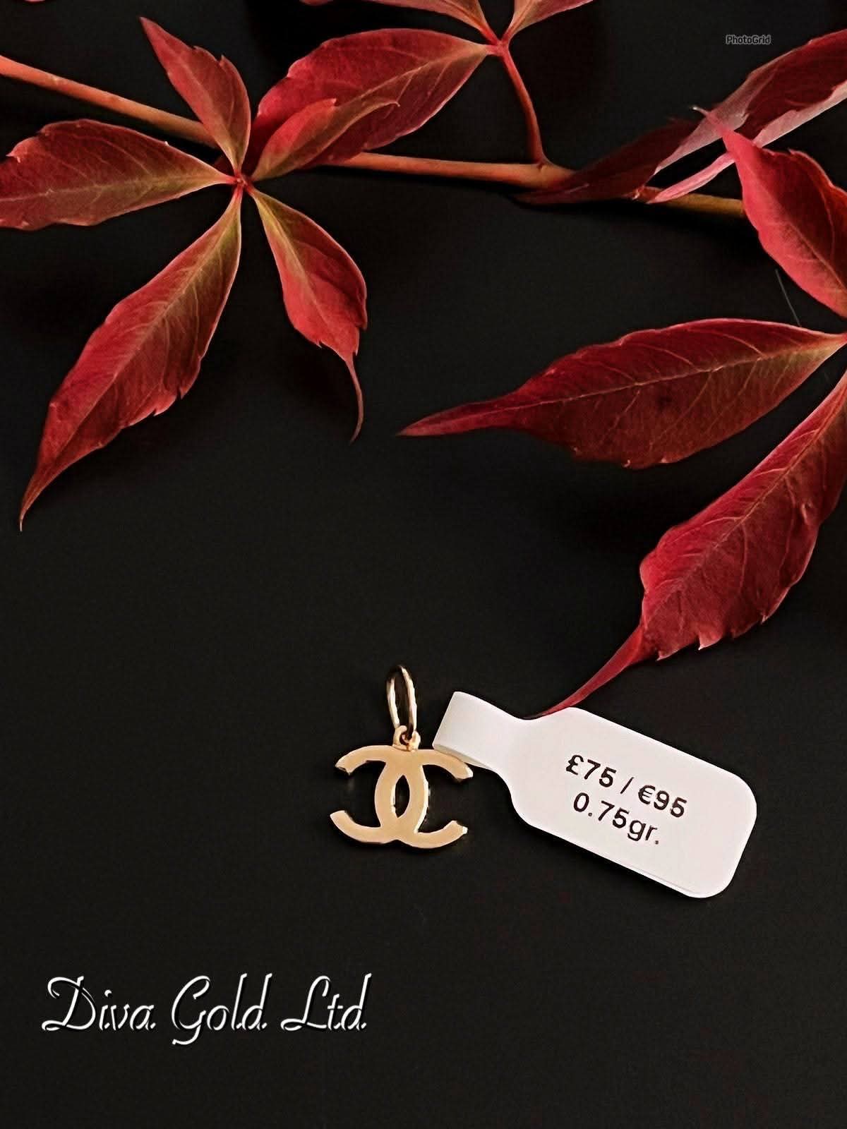 Gold 585 Chanel Pendant