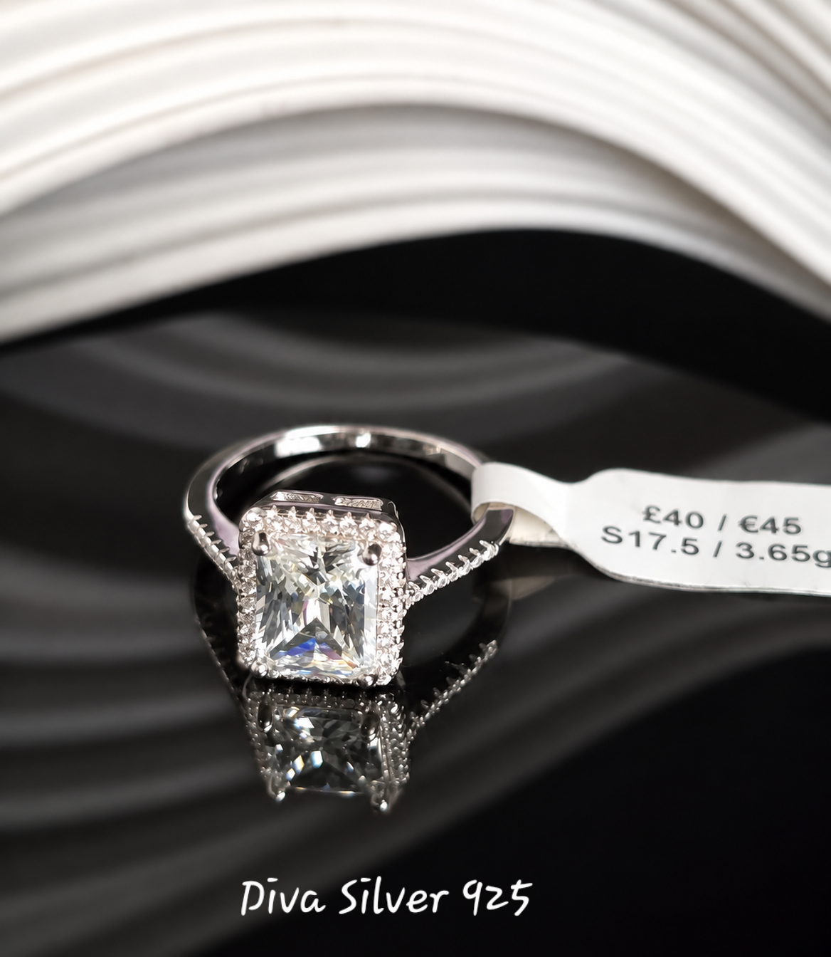 Sterling Silver Cubic Zircone Ring