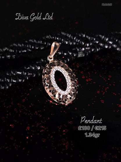 585 Gold pendant. 1.34gr