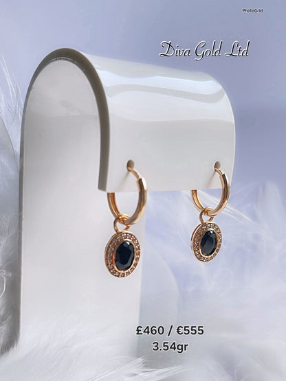 585 Gold earrings. 3.54gr