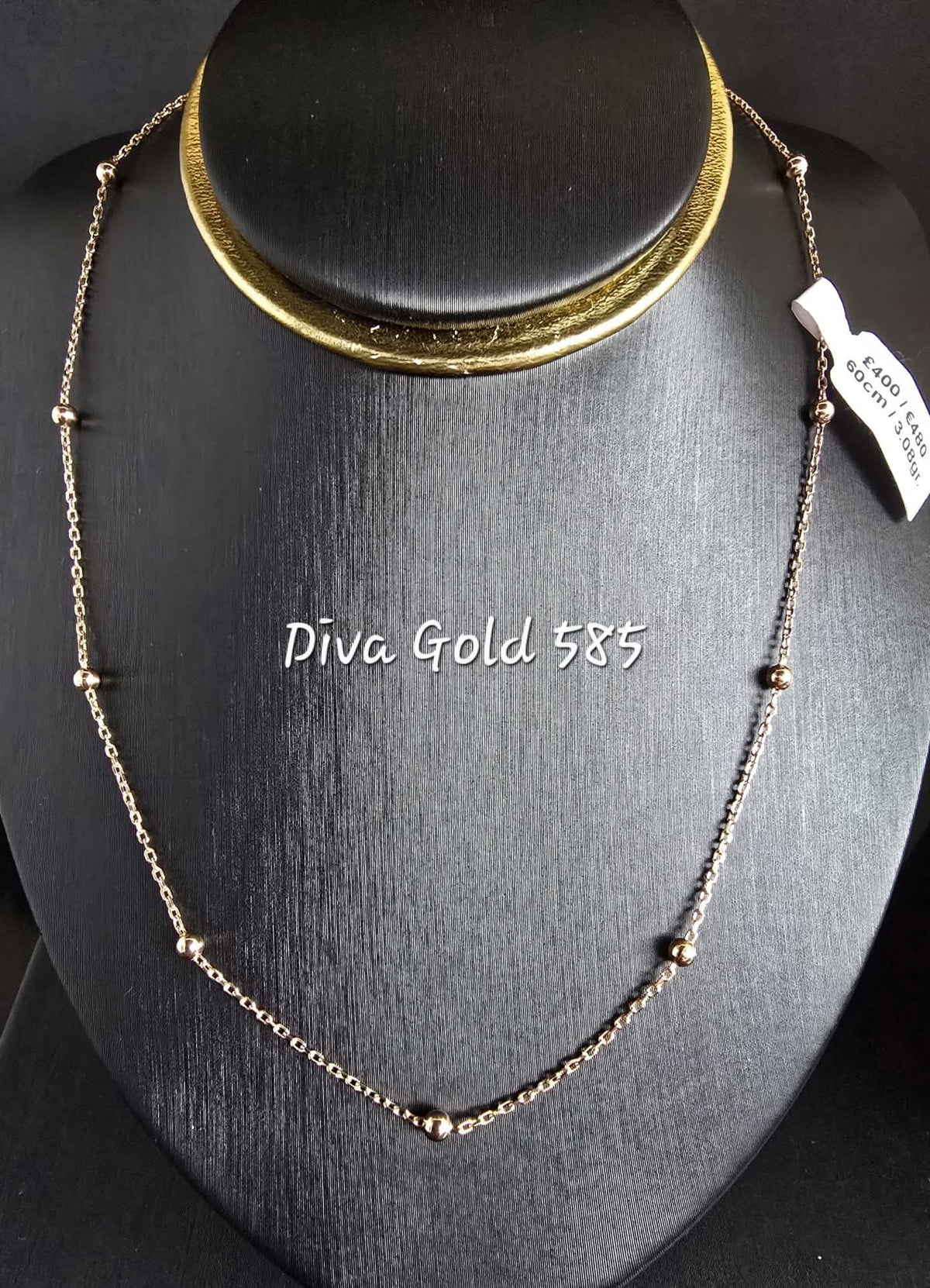 14K 585 Gold Chain – 60cm