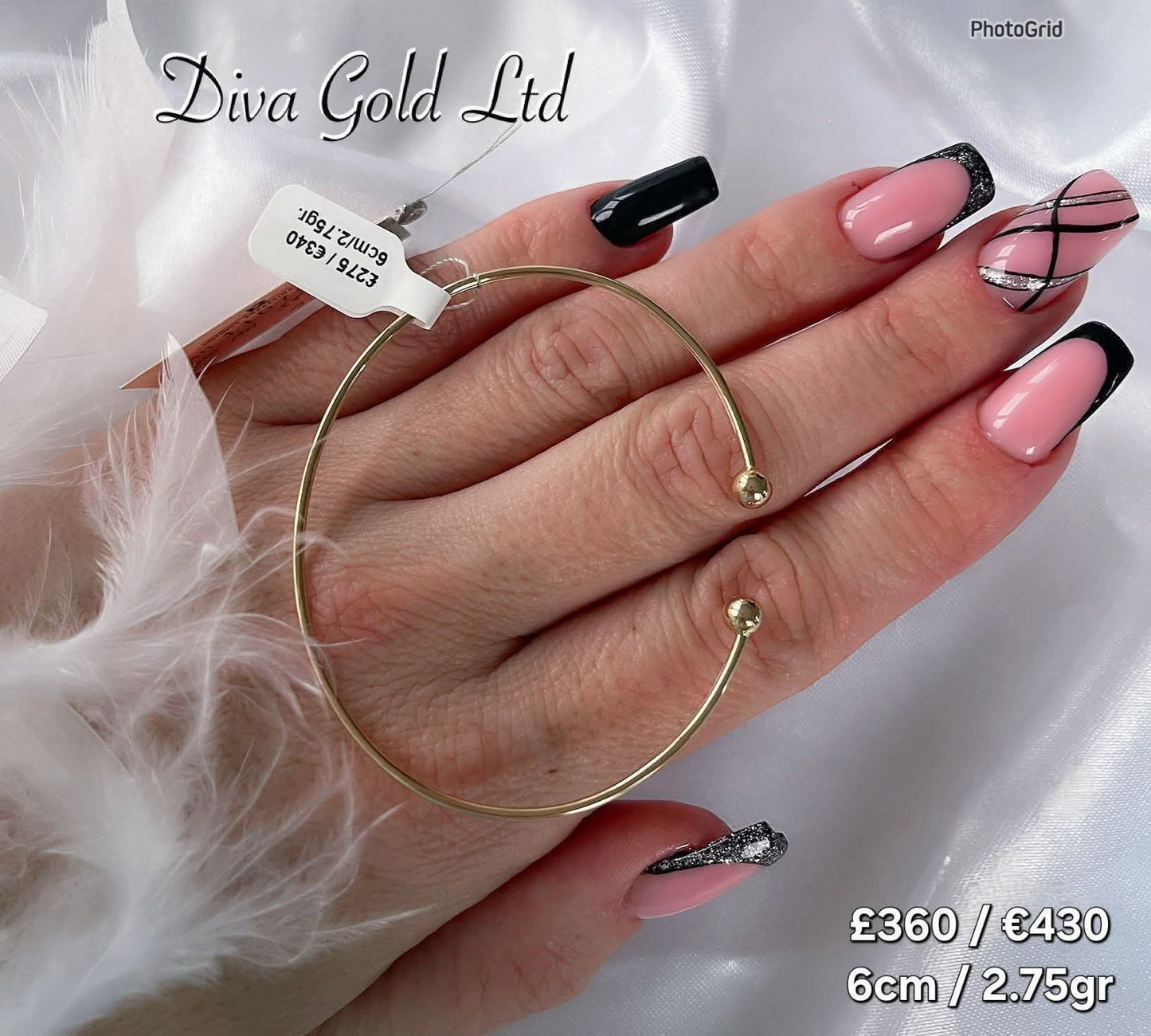 6cm Gold bracelet 585
