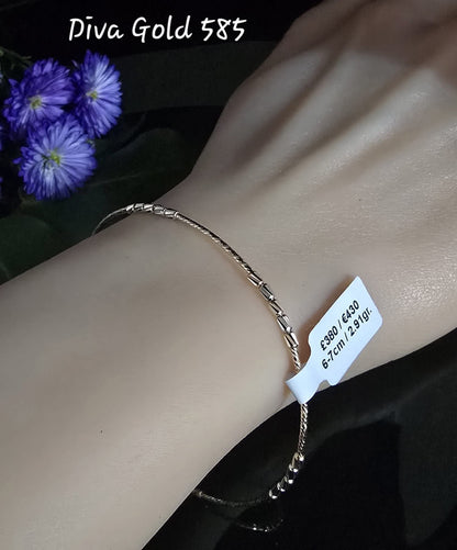 6-7cm Gold bracelet 585