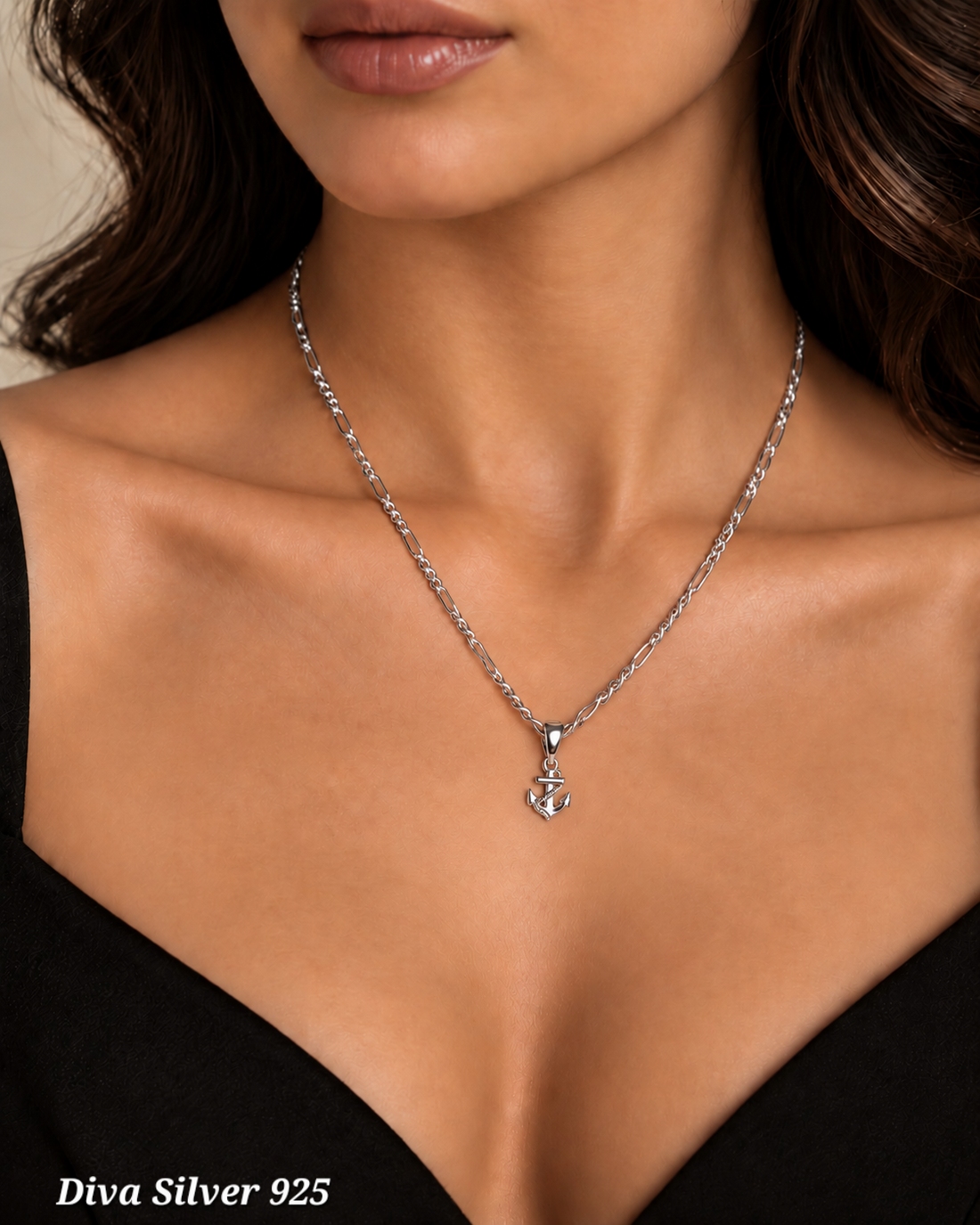 925 Sterling Anchor Pendant