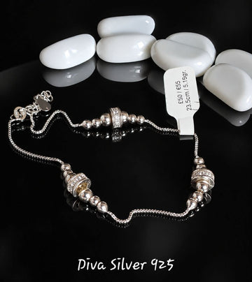 925 Sterling Ankle Bracelet For Women