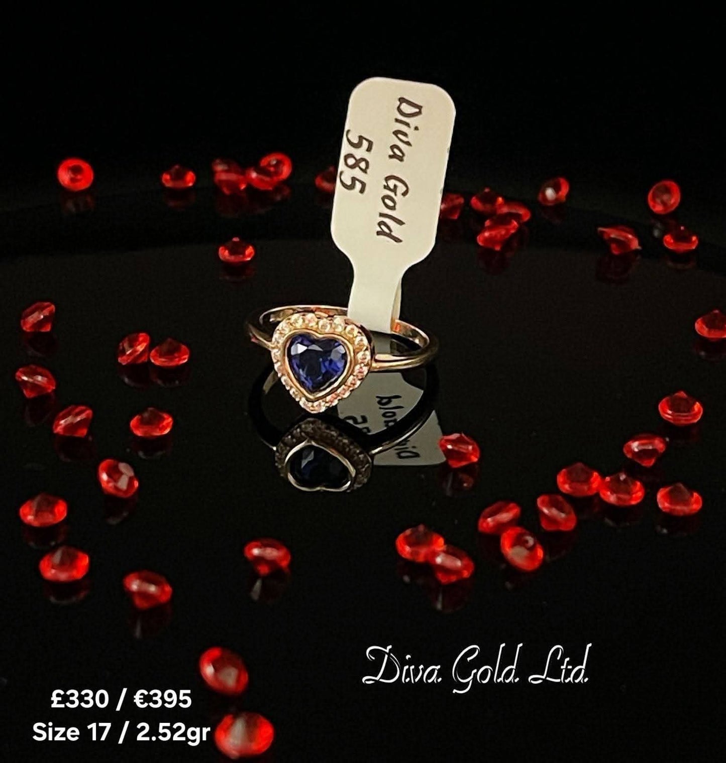 Gold women ring.Size 17