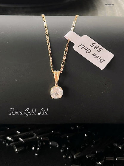 585 Gold pendant. 0.94gr