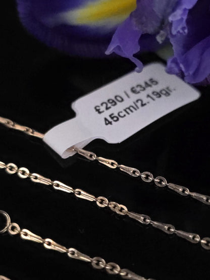 585 Gold chain 45cm. 2.19gr