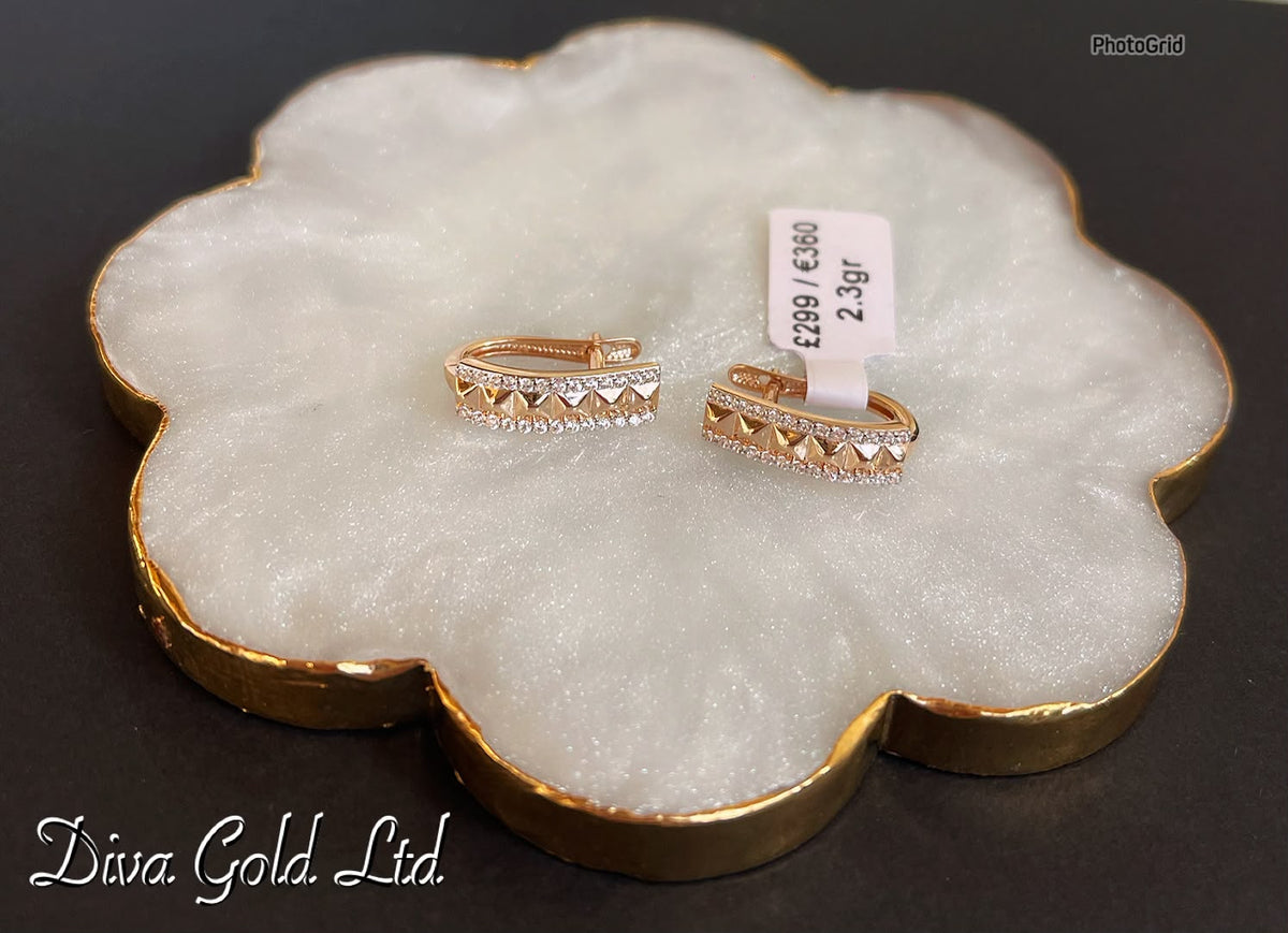 585 Gold earrings 2.30gr
