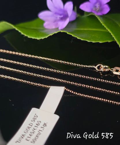 585 Gold chain 50cm. 1.1gr