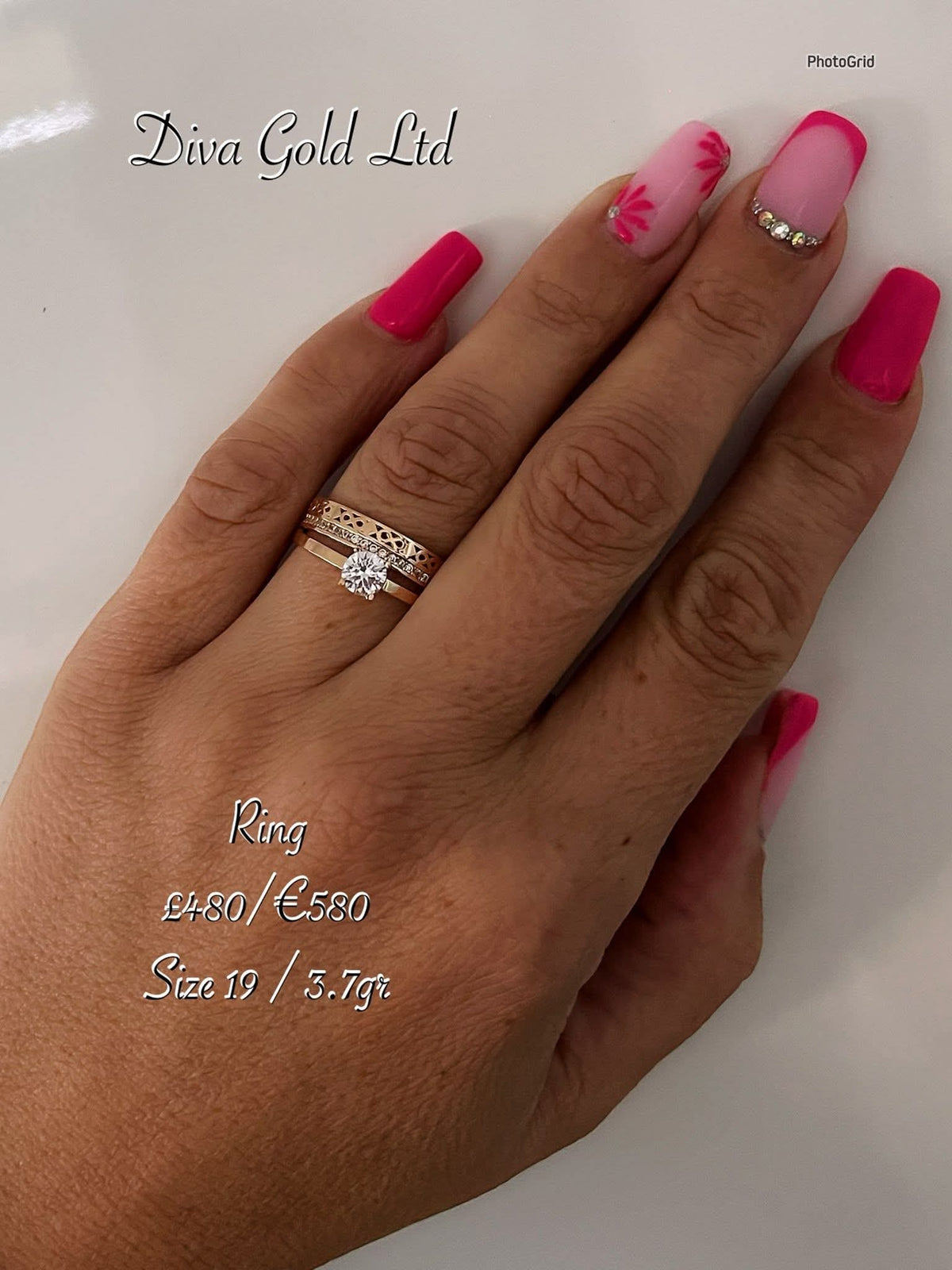 585 Gold ring. Size 19