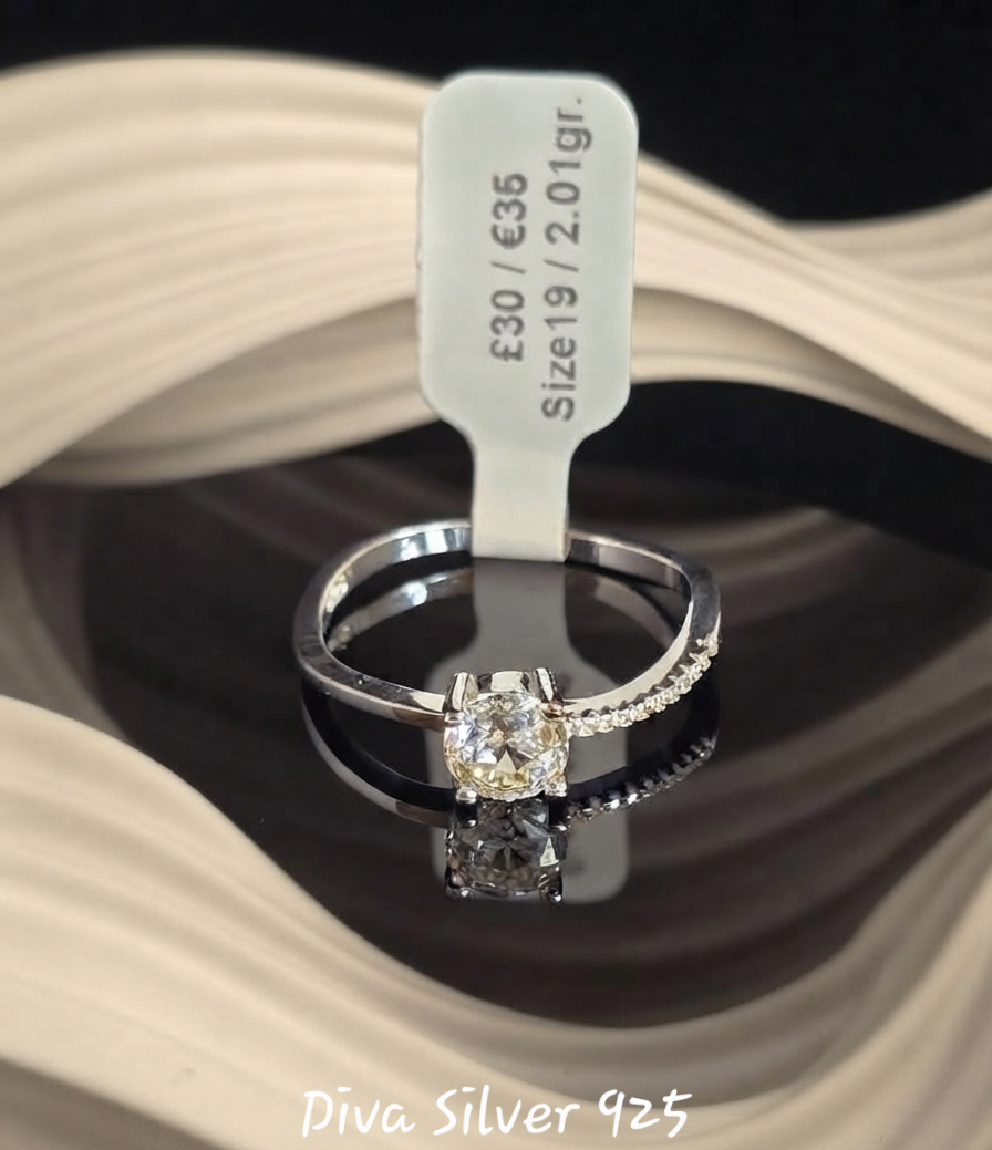Sterling Silver Shining Ring