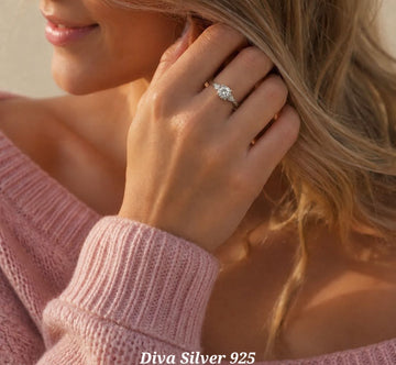 Sterling Silver Round Ring