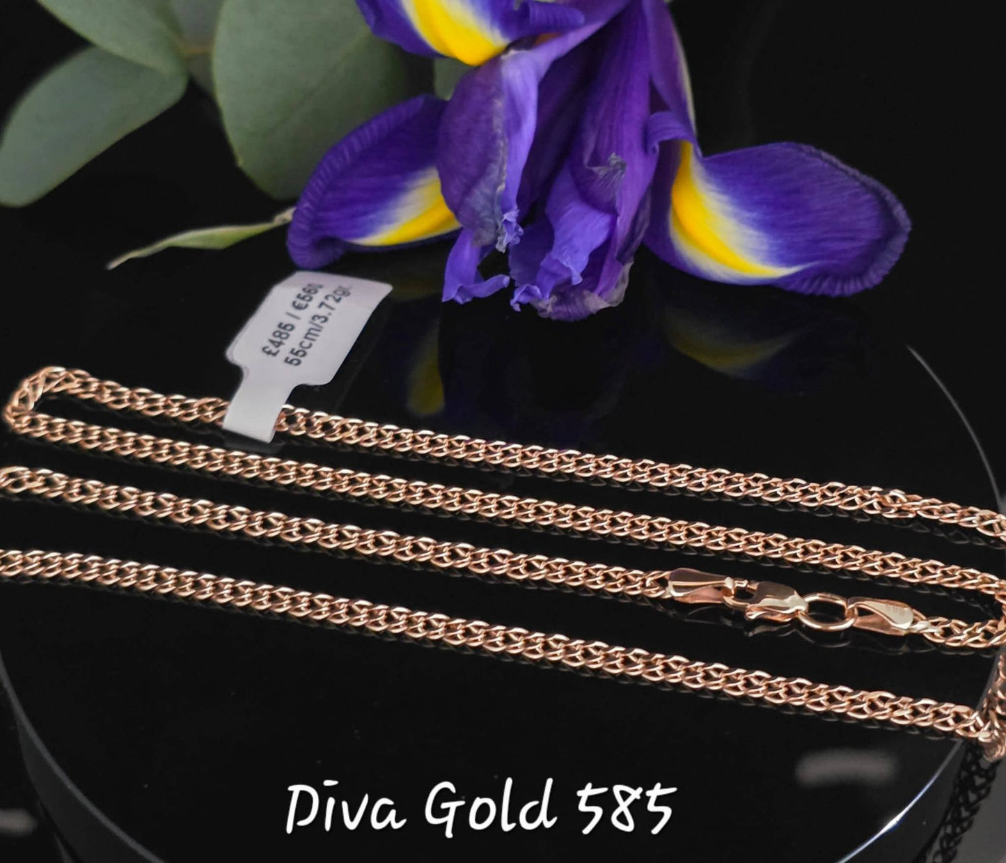 55cm Gold chain 585 3.72gr