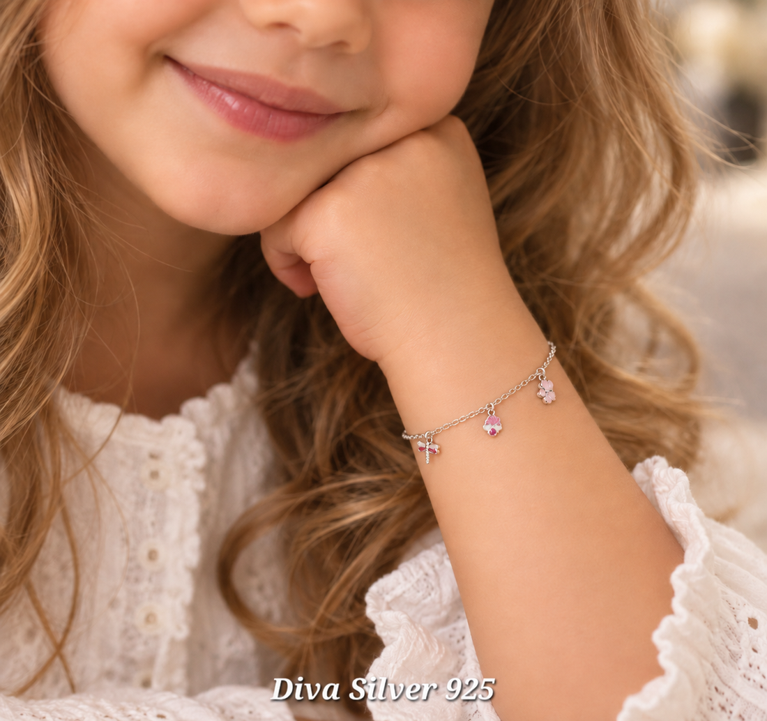 925 Sterling Lovely Bracelet For Children's