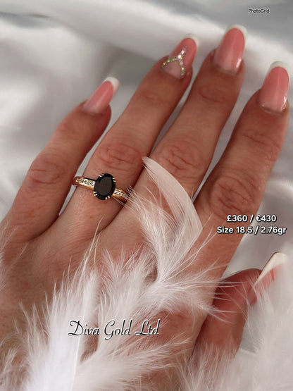 585 Gold women ring. Size 18.5
