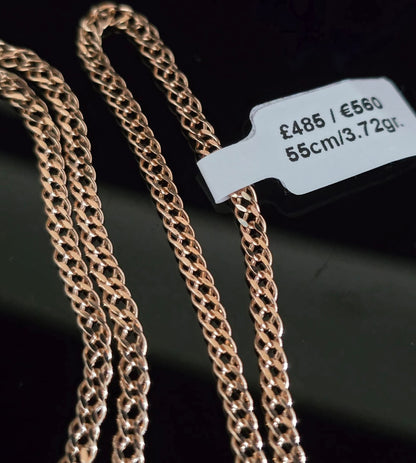 585 Gold chain 55cm. 3.72gr