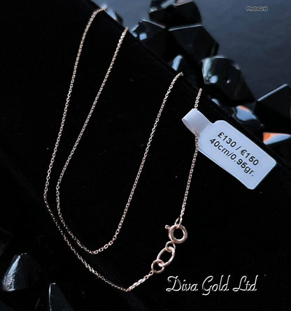 40cm Gold chain 585, 0.95gr