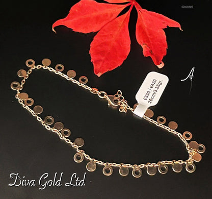 Ankle bracelet. 26cm