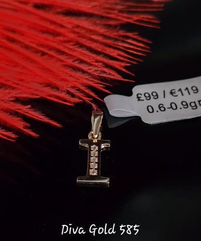 585 Gold Letter I