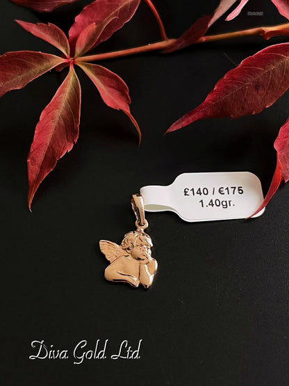 Gold 585 Angel Pendant