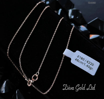 45cm Gold chain 585, 1.40gr
