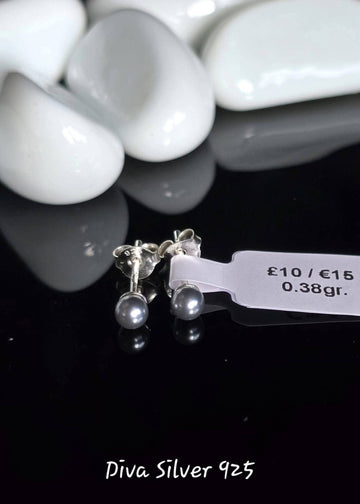 Sterling Silver Ball Stud Earrings
