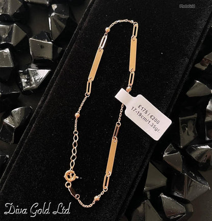 17-19cm Gold bracelet 585