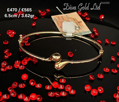 6.5cm Gold bracelet 585